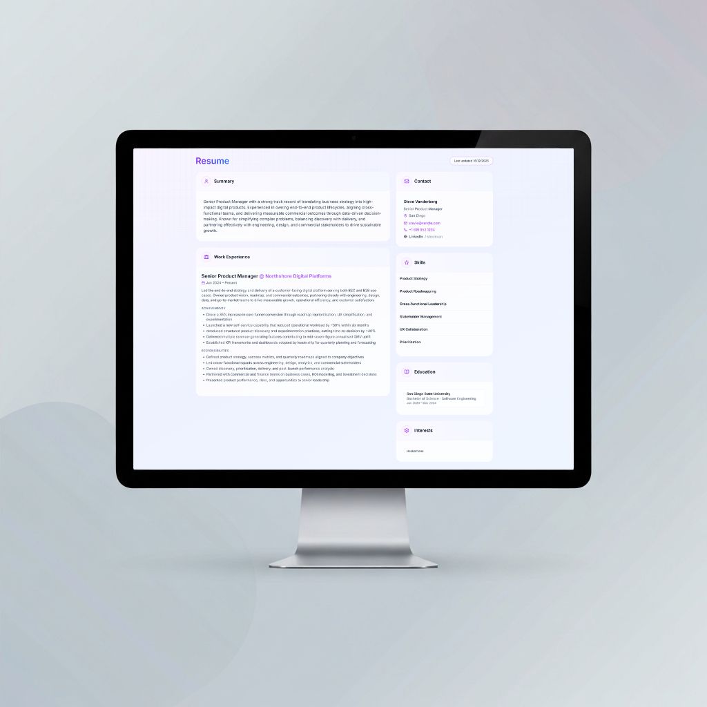 CV-Ready When You Are